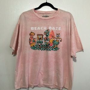 ❌SOLD❌NWOT Acid Wash Spongebob Squarepants Graphic